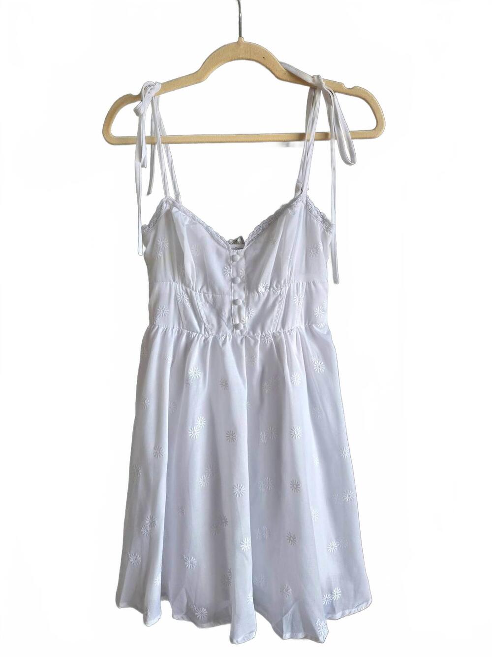 NEW BLU PEPPER women's graduation day dress in white